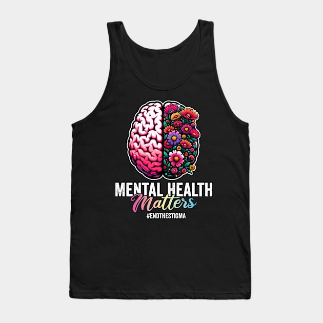 End the Stigma Mental Health Awareness Tank Top by DetourShirts